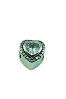 Pandantiv tip charm din argint cu pietre naturale zirconiu