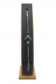 Bratara din argint cu pietre smarald