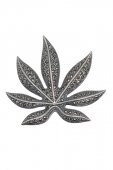 Brosa din argint cu pietre naturale marcasite