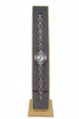 Ceas din argint cu pietre de radacina rubin, safir, smarald si marcasite