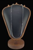 Colier argint cu piatra safir