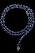 Colier argint cu safir