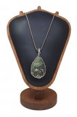 Colier din argint cu piatra prehnite