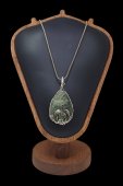 Colier din argint cu piatra prehnite