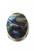 Inel din argint cu piatra abalone
