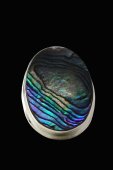 Inel din argint cu piatra abalone