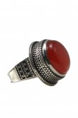 Inel din argint cu piatra carneol