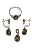 Set cu pietre zultanit si marcasite